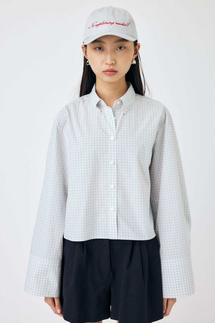 MOUSSY「WIDE SLEEVE PLAID シャツ」|シャツ・ブラウス|