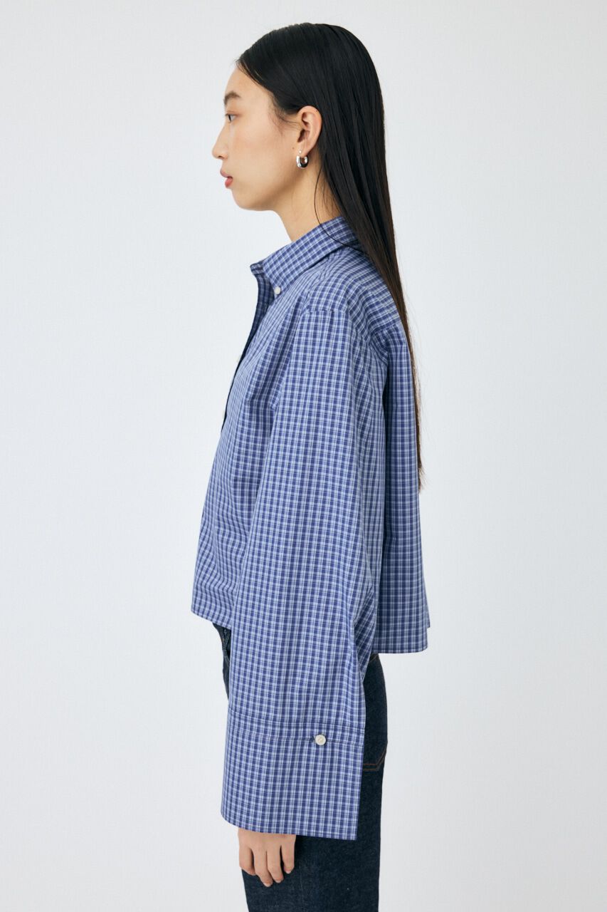 MOUSSY「WIDE SLEEVE PLAID シャツ」|シャツ・ブラウス|