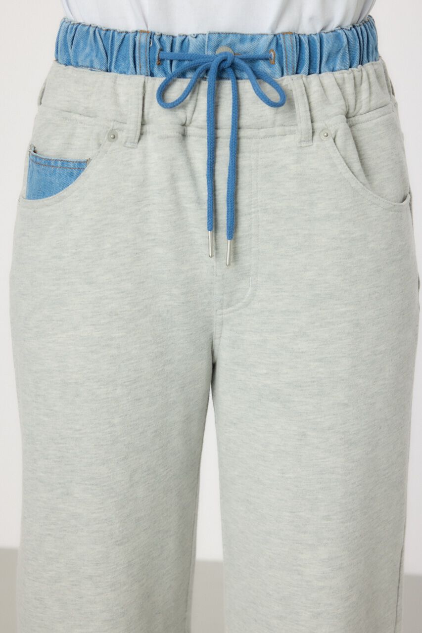 RODEO CROWNS「デニムウエスト スウェットワイドパンツ」|その他|