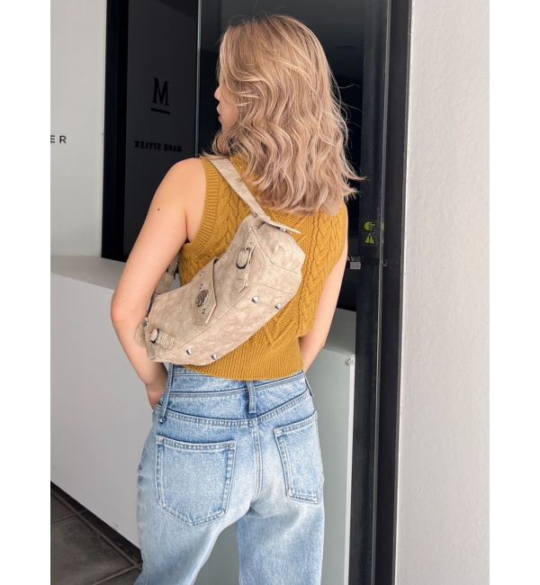 GYDA「NOUSノースリケーブルニットトップス」|ニット・セーター|