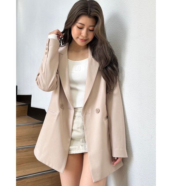 GYDA「ダブルボタンテーラードジャケット【SETUP着用可】」|その他|