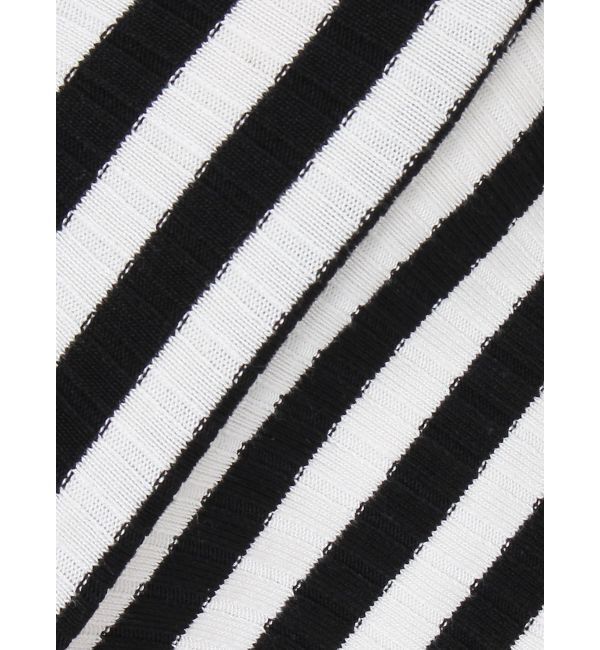 GYDA「BACK OPENハーフスリーブPOLOニットトップス」|ニット・セーター|