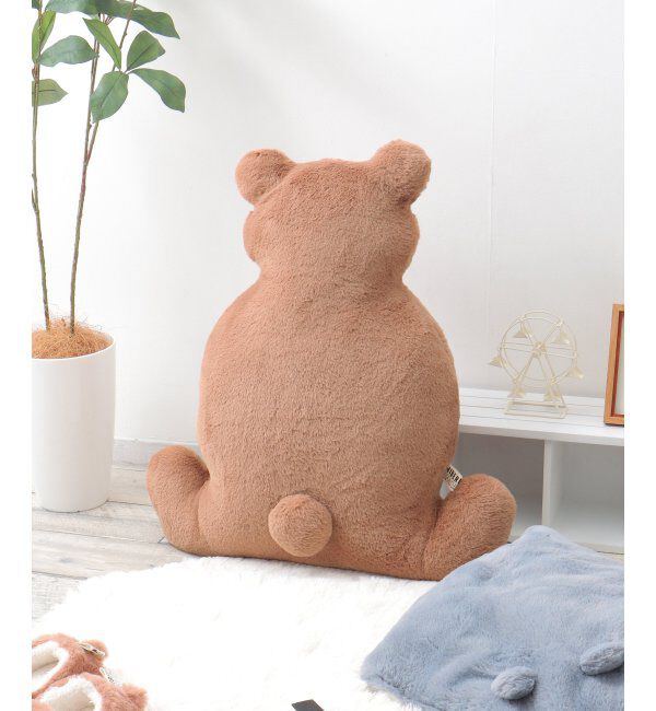 Lbc with Life「HIBARNATION クマ L」|クッション・クッションカバー|ココア