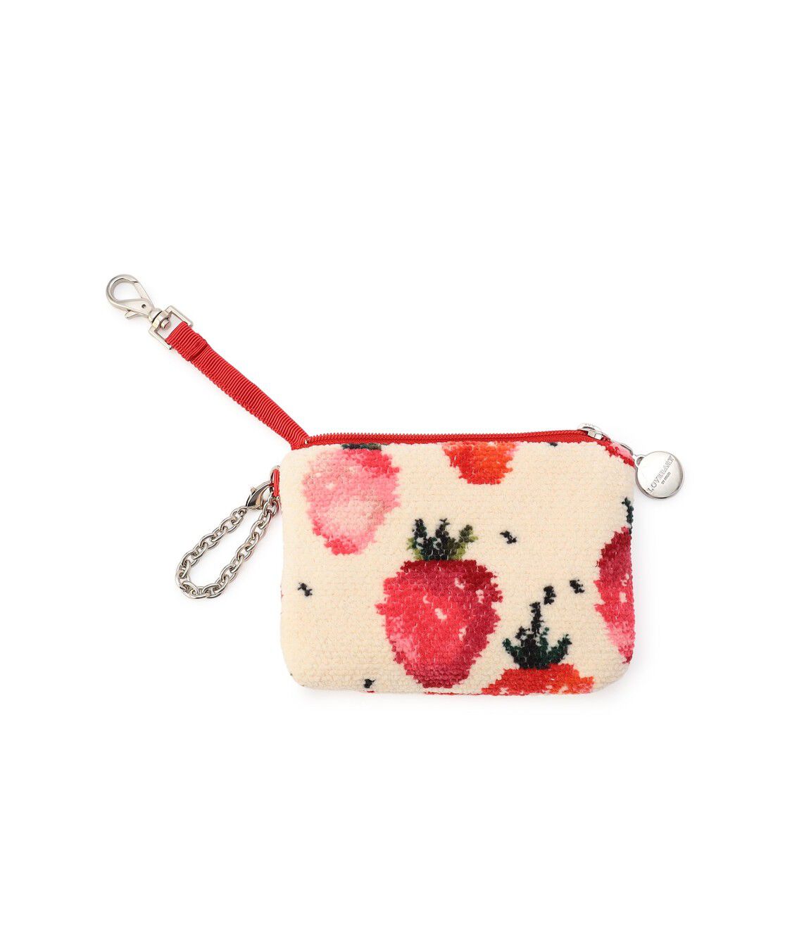 LOVERARY BY FEILER「ストロベリードット　キー＆カードポーチ　L/STD-260089」|キーケース|