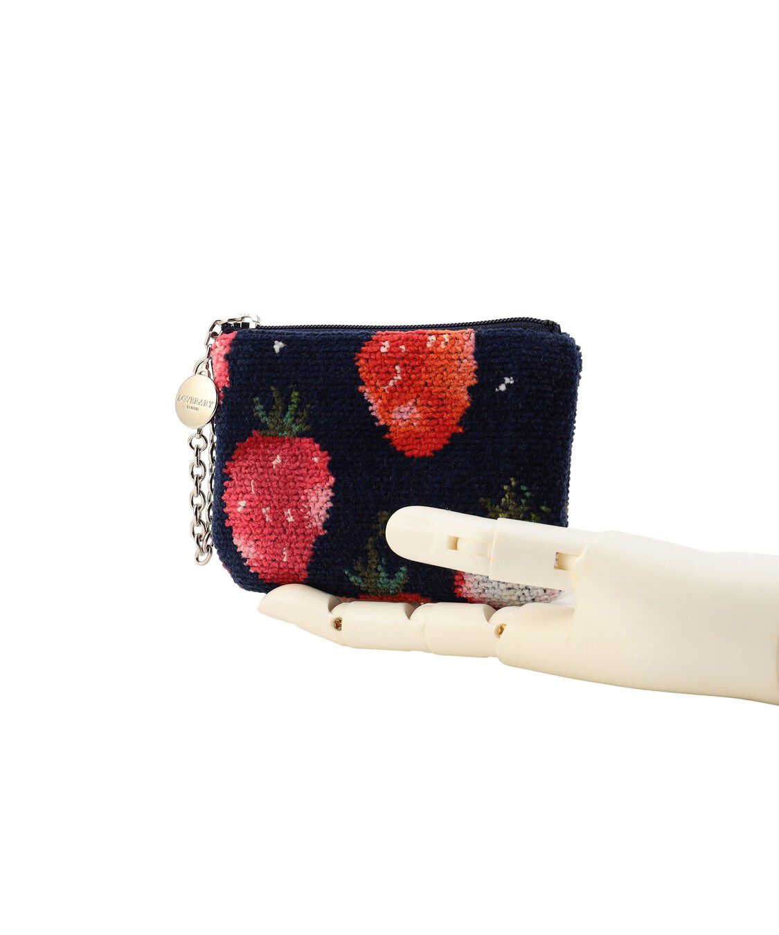 LOVERARY BY FEILER「ストロベリードット　キー＆カードポーチ　L/STD-260089」|キーケース|