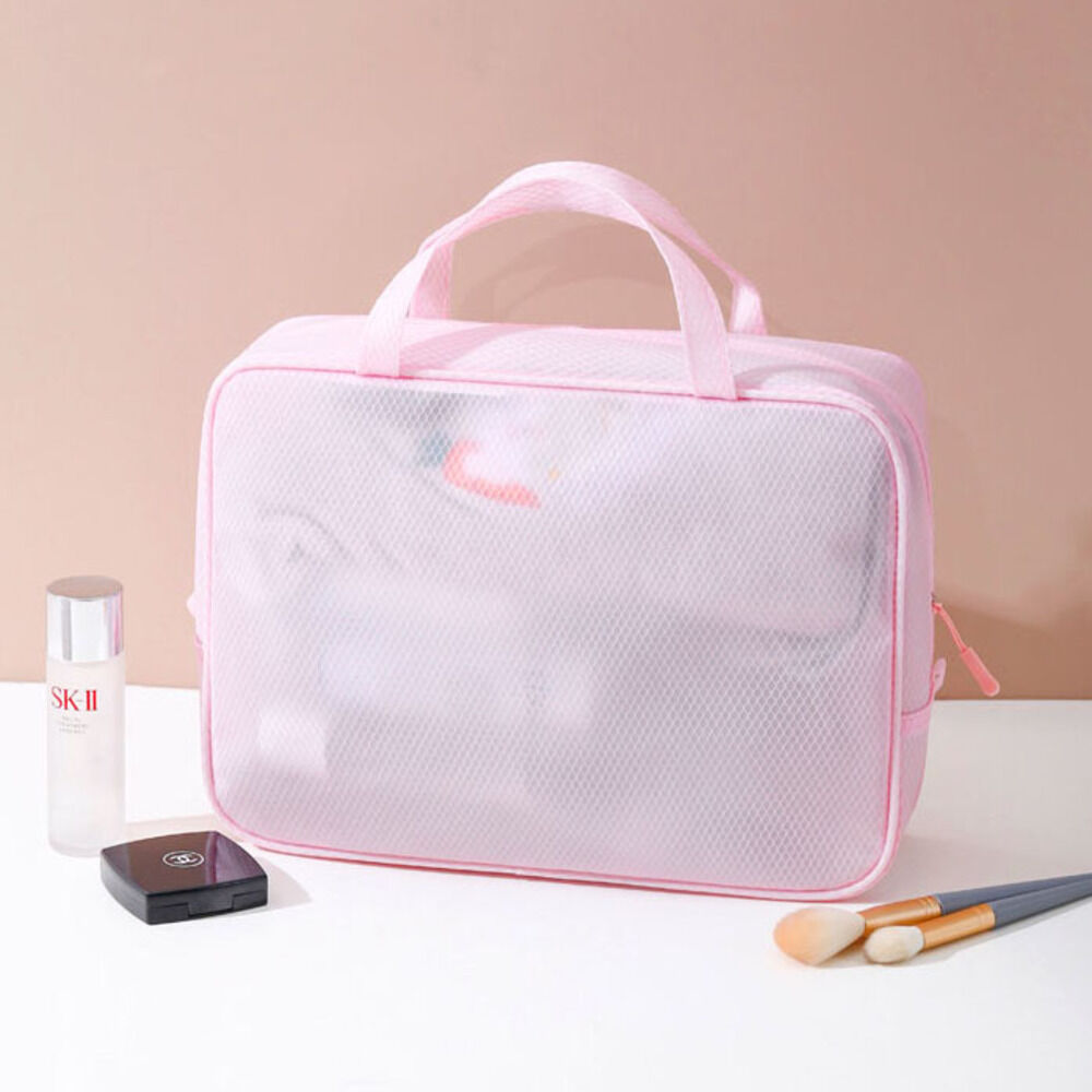 BACKYARD FAMILY「スパバッグ 温泉バッグ 通販 かわいい おしゃれ バッグ ポーチ お風呂 プール 洗面ポーチ ジム」|その他|ピンク1