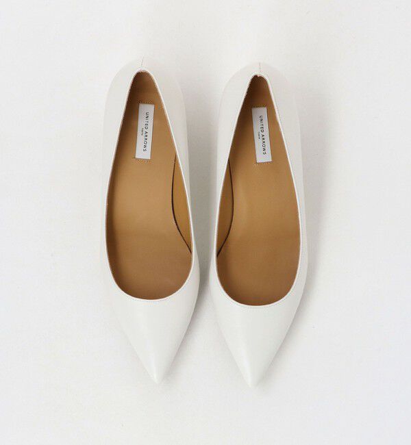 UNITED ARROWS「ポインテッドトゥ チャンキーパンプス」|パンプス|