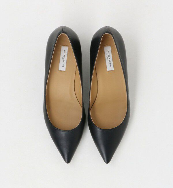 UNITED ARROWS「ポインテッドトゥ チャンキーパンプス」|パンプス|