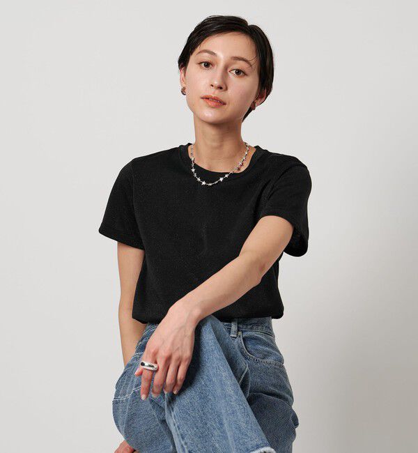 UNITED ARROWS「ラメ Tシャツ」|Tシャツ・カットソー|