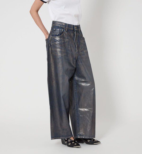ASTRAET「＜ASTRAET＞コーティング BIG バルーンデニムパンツ UNISEX 」|デニム|