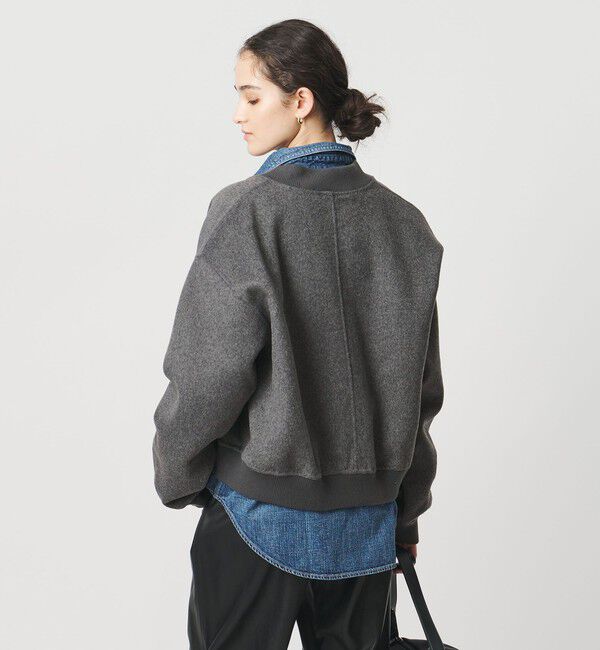 UNITED ARROWS「＜STUDIO AR＞NINA ジップ ブルゾン」|ブルゾン・スタジャン|