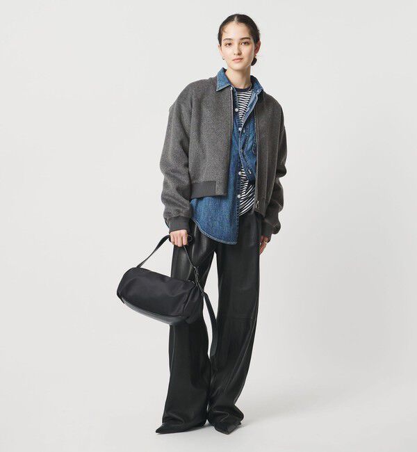 UNITED ARROWS「＜STUDIO AR＞NINA ジップ ブルゾン」|ブルゾン・スタジャン|