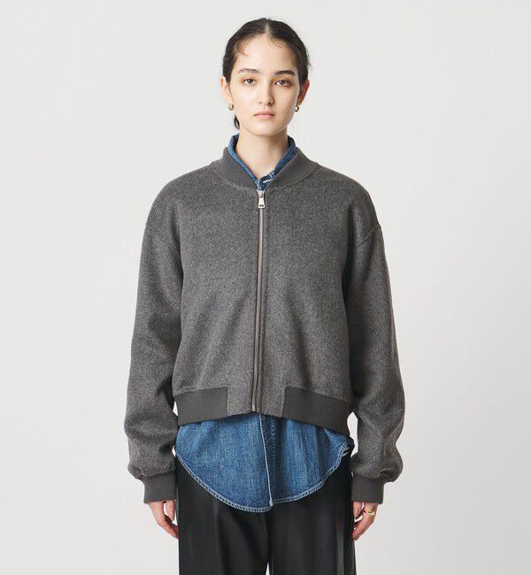 UNITED ARROWS「＜STUDIO AR＞NINA ジップ ブルゾン」|ブルゾン・スタジャン|