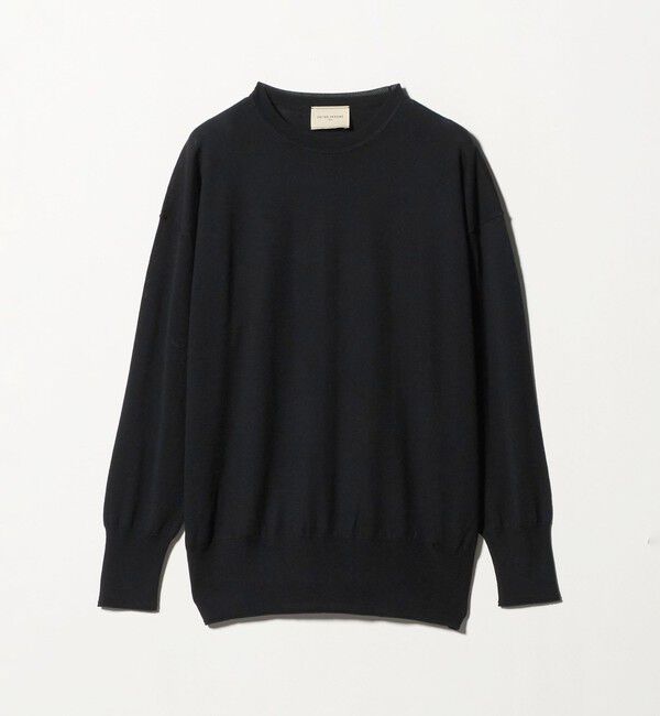 UNITED ARROWS「18G ウール クルーネック ニット ‐ウォッシャブル‐」|ニット・セーター|