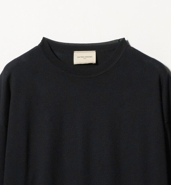 UNITED ARROWS「18G ウール クルーネック ニット ‐ウォッシャブル‐」|ニット・セーター|
