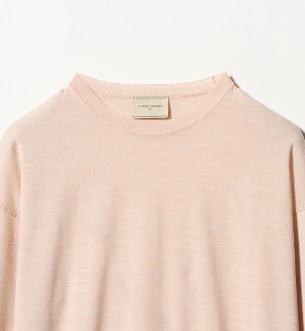 UNITED ARROWS「18G ウール クルーネック ニット ‐ウォッシャブル‐」|ニット・セーター|