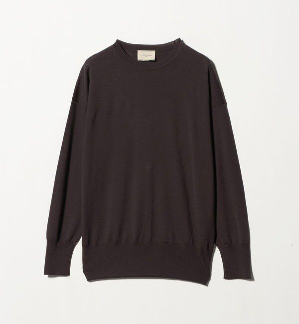 UNITED ARROWS「18G ウール クルーネック ニット ‐ウォッシャブル‐」|ニット・セーター|