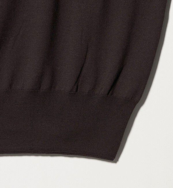 UNITED ARROWS「18G ウール クルーネック ニット ‐ウォッシャブル‐」|ニット・セーター|