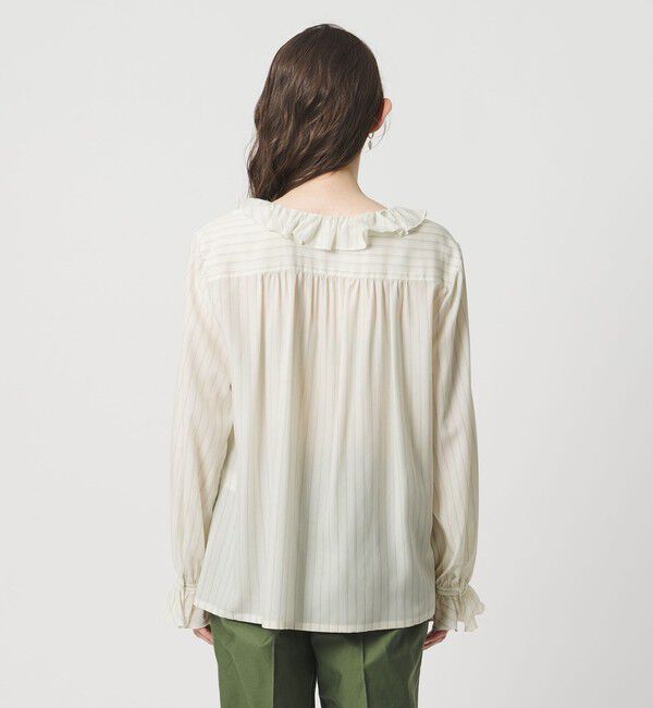 UNITED ARROWS「フリルカラー 2WAY ブラウス ‐ウォッシャブル‐」|シャツ・ブラウス|