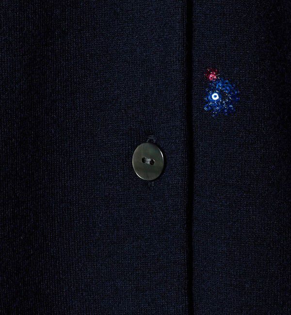 UNITED ARROWS「フラワー エンブロイダリー カーディガン」|カーディガン|