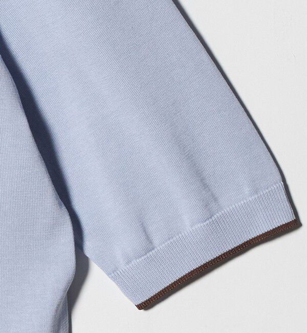 UNITED ARROWS「18G ハーフスリーブ クルーネックニット ‐ウォッシャブル‐」|ニット・セーター|