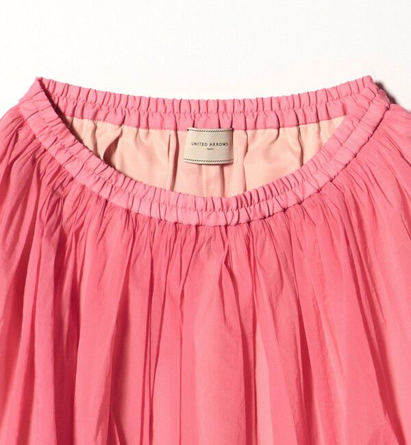 UNITED ARROWS「シアー バイカラー スカート ‐ウォッシャブル‐」|スカート|