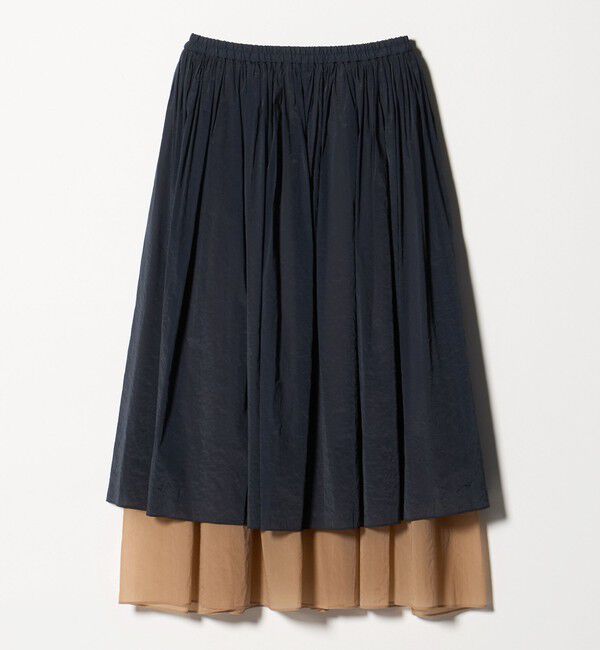 UNITED ARROWS「シアー バイカラー スカート ‐ウォッシャブル‐」|スカート|