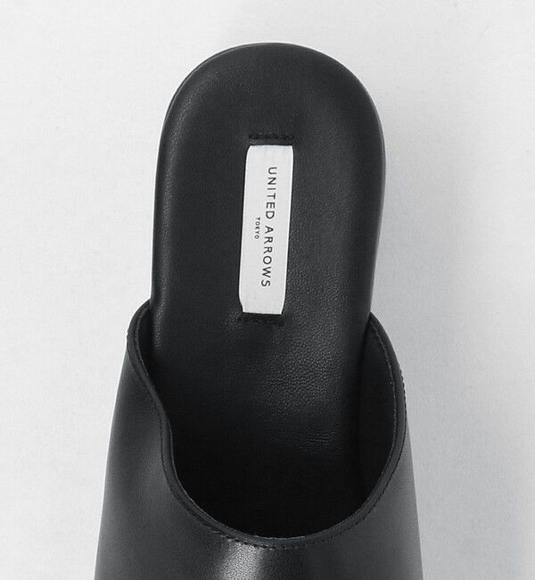 UNITED ARROWS「レザー プラットフォーム ミュール/サンダル」|サンダル|
