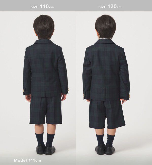 UNITED ARROWS green label relaxing「TRW ブラックウォッチ ジャケット / キッズ 110cm-130cm」|テーラードジャケット|