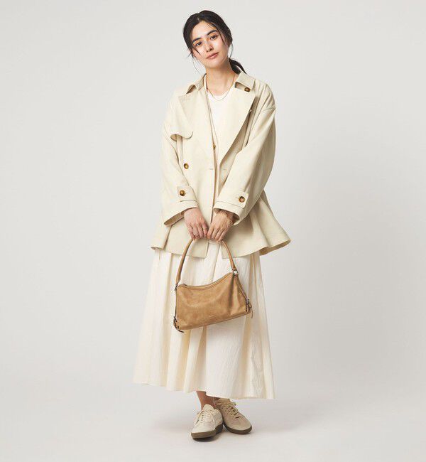 UNITED ARROWS green label relaxing「［size SHORTあり］ミドル トレンチ コート 撥水」|トレンチコート|