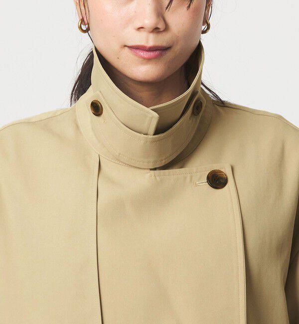 UNITED ARROWS green label relaxing「［size SHORTあり］ミドル トレンチ コート 撥水」|トレンチコート|