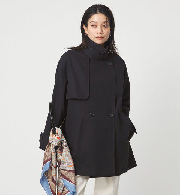 UNITED ARROWS green label relaxing「［size SHORTあり］ミドル トレンチ コート 撥水」|トレンチコート|