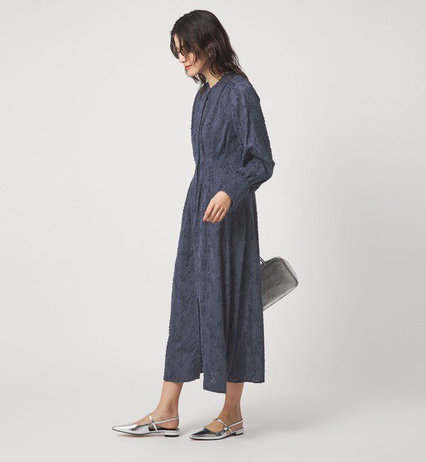 UNITED ARROWS green label relaxing「ジャガード ウエスト タック ワンピース 3」|ワンピース|