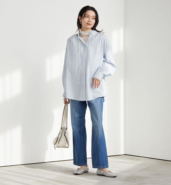 UNITED ARROWS green label relaxing「シアー ドット タートルネック カットソー」|Tシャツ・カットソー|