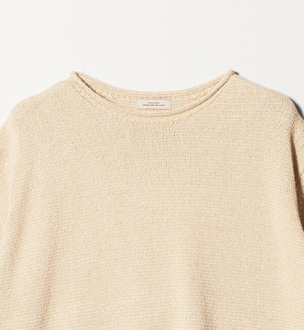 UNITED ARROWS green label relaxing「スラブ ニット プルオーバー ウォッシャブル」|ニット・セーター|