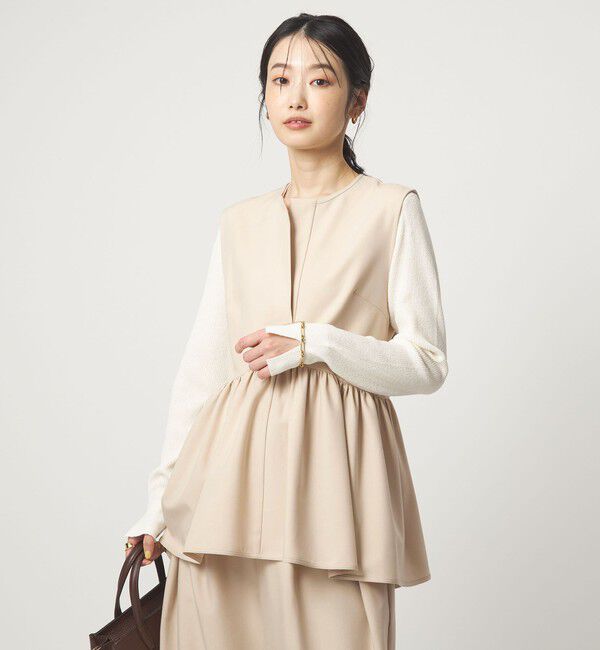 UNITED ARROWS green label relaxing「【別注】＜PROTAGONISTA＞2WAY ノースリーブ ブラウス」|シャツ・ブラウス|NATURAL