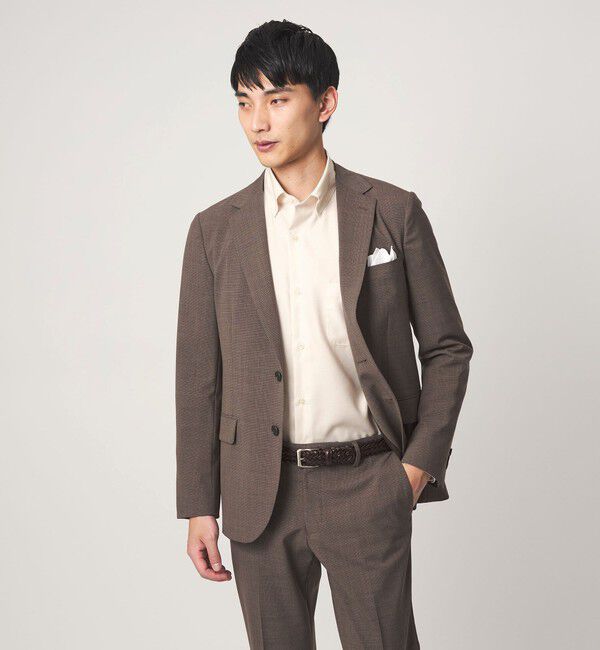 UNITED ARROWS green label relaxing「エブリット コットンオックス ソリッド スナップ ボタンダウン シャツ -イージーアイロン-」|シャツ・ブラウス|