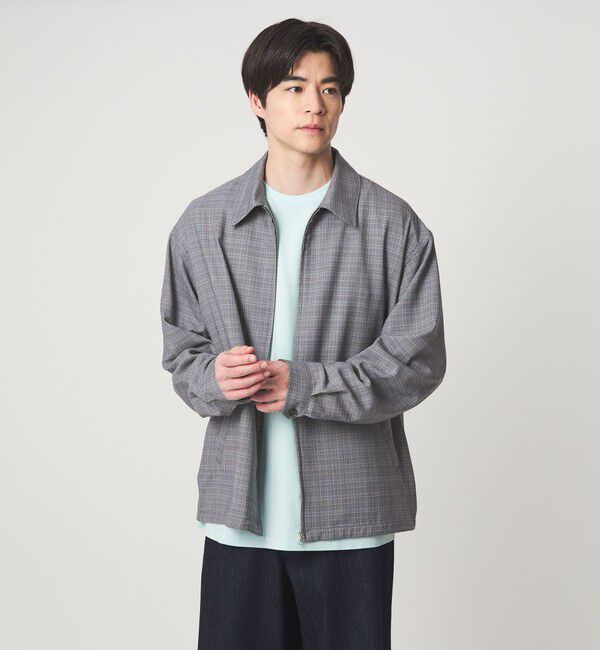 UNITED ARROWS green label relaxing「TW マイクロチェック ブルゾン」|その他|