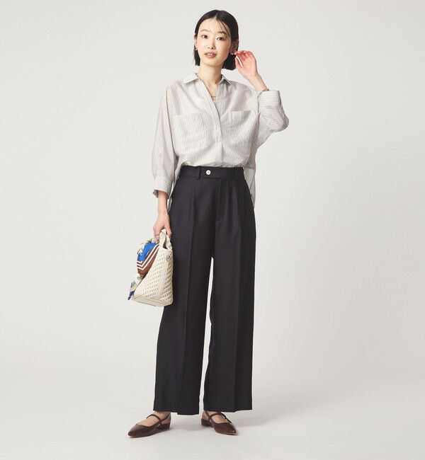 UNITED ARROWS green label relaxing「カールマイヤー スキッパー ポケット シャツ マシンウォッシャブル 通気性」|シャツ・ブラウス|