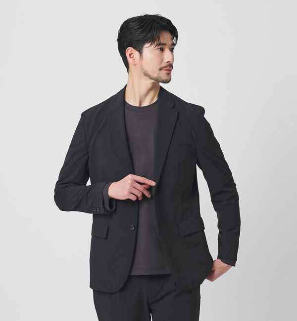 BEAUTY&YOUTH UNITED ARROWS「【WEB限定】 360&deg;MASTER スマート 2B ジャケット セットアップ対応 撥水 ストレッチ ウォッシャブル」|テーラードジャケット|BLACK