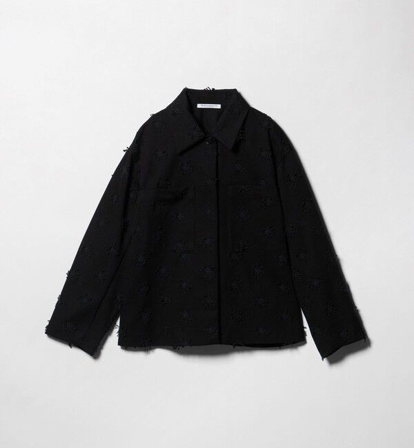 BEAUTY&YOUTH UNITED ARROWS「コットン エンブロイダリー ジャケット」|テーラードジャケット|BLACK