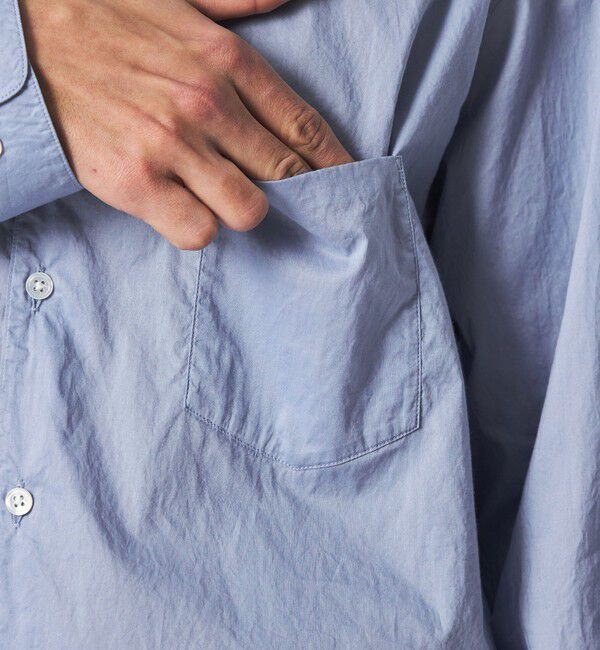 STEVEN ALAN「＜Steven Alan＞ リバティ ソリッド シングルニードル シャツ LOOSE」|シャツ・ブラウス|