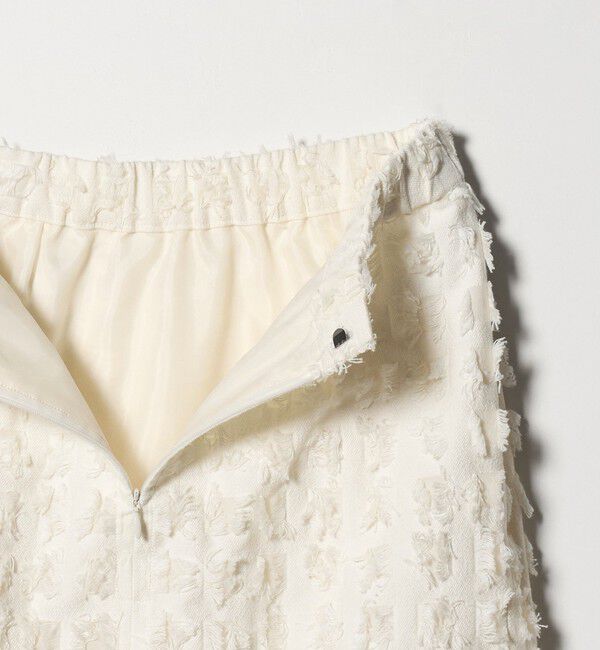 BEAUTY&YOUTH UNITED ARROWS「スクエア フリンジ ジャガード スカート」|スカート|