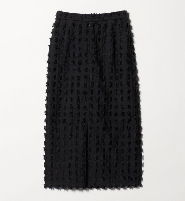 BEAUTY&YOUTH UNITED ARROWS「スクエア フリンジ ジャガード スカート」|スカート|