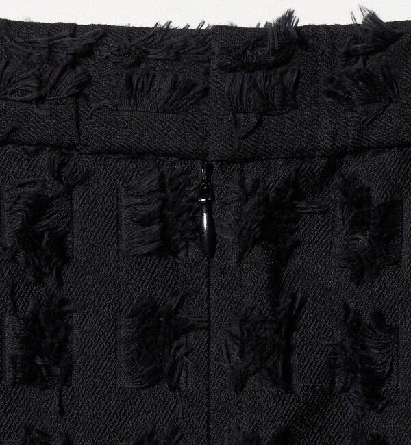 BEAUTY&YOUTH UNITED ARROWS「スクエア フリンジ ジャガード スカート」|スカート|