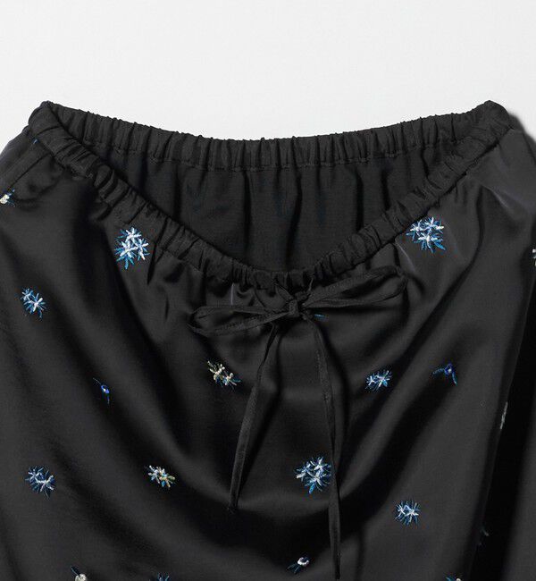 BEAUTY&YOUTH UNITED ARROWS「フラワー エンブロイダリー ドローストリング スカート ウォッシャブル」|スカート|