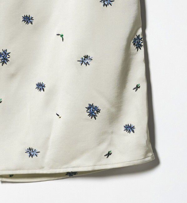 BEAUTY&YOUTH UNITED ARROWS「フラワー エンブロイダリー ドローストリング スカート ウォッシャブル」|スカート|