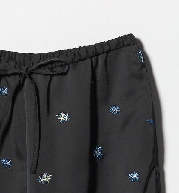 BEAUTY&YOUTH UNITED ARROWS「フラワー エンブロイダリー ドローストリング パンツ ウォッシャブル」|その他|