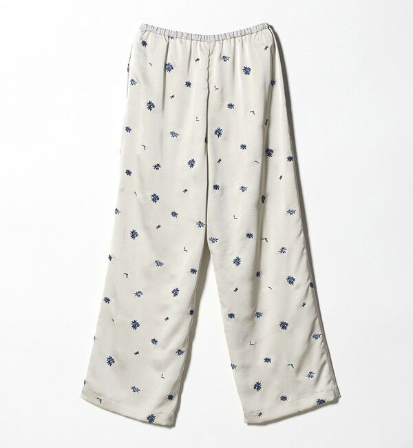 BEAUTY&YOUTH UNITED ARROWS「フラワー エンブロイダリー ドローストリング パンツ ウォッシャブル」|その他|