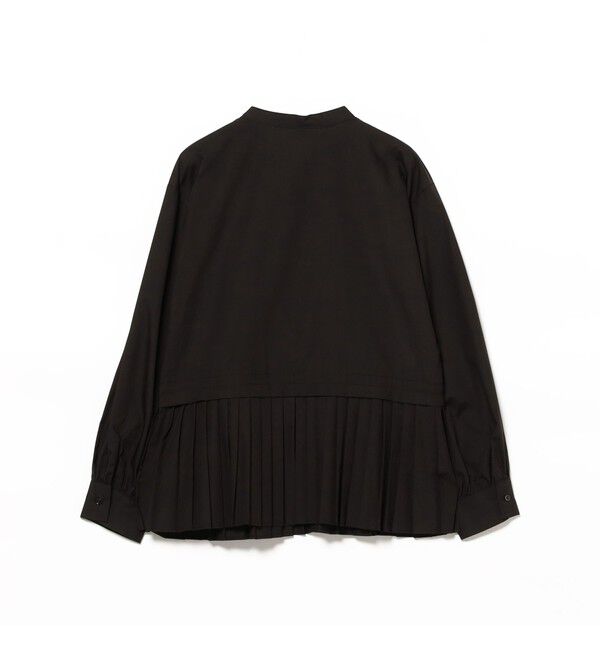 Ray BEAMS 「プリーツ キリカエ バンドカラー シャツ」|シャツ・ブラウス|